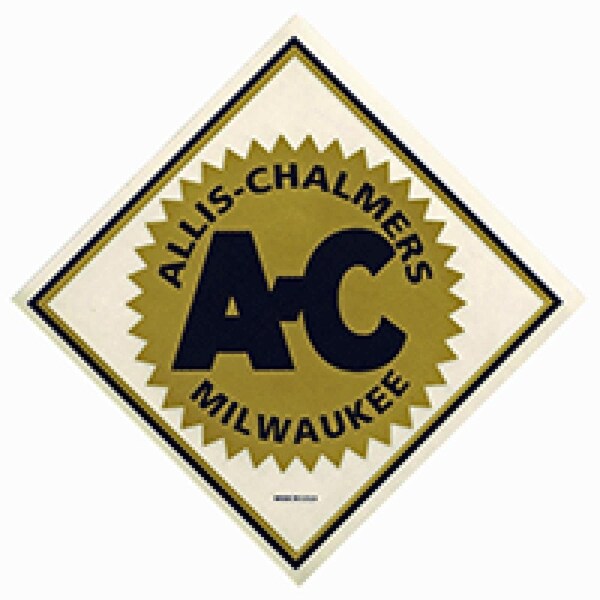 Aftermarket Clear Diamond 6" Decal Fits Allis Chalmers MAE30-1404 - main